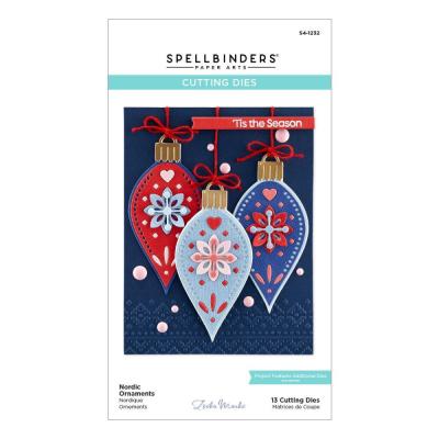 Spellbinders By Zsoka Marko Winter Tales Etched Dies - Nordic Ornaments